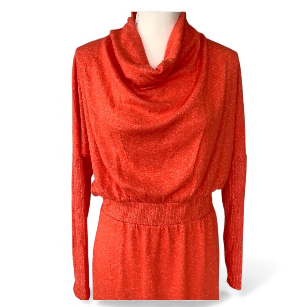 Anthropologie Daily Practice Cowl Neck Maxi Dress Medium Scandi Girl Baddie New - Picture 4 of 9